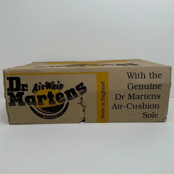 Vintage Dr. Martens Doc MIE England Empty Shoe Boot Box Shoebox - Picture 5 of 9